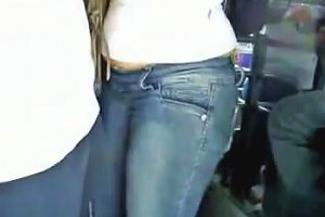 Homemade Video With A Girl Touching Big Dick On A Bus